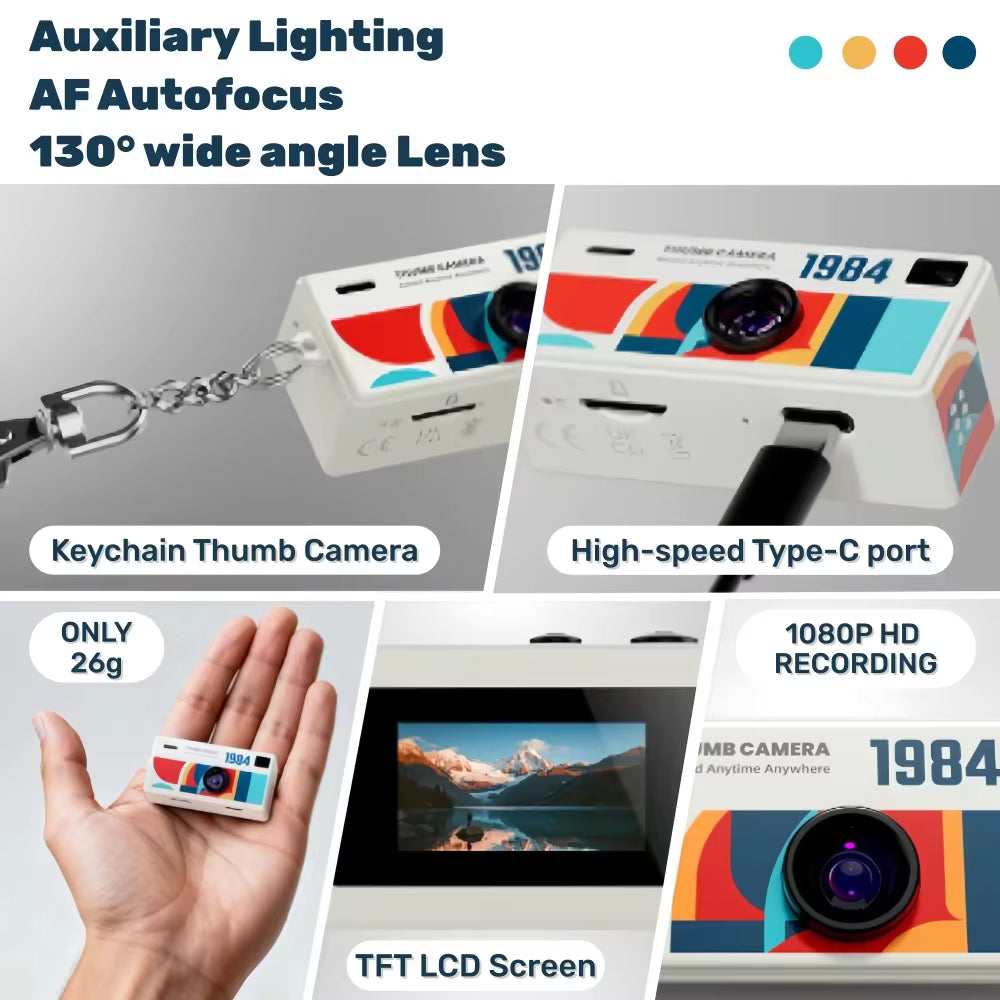 Mini Digital Keychain Camera