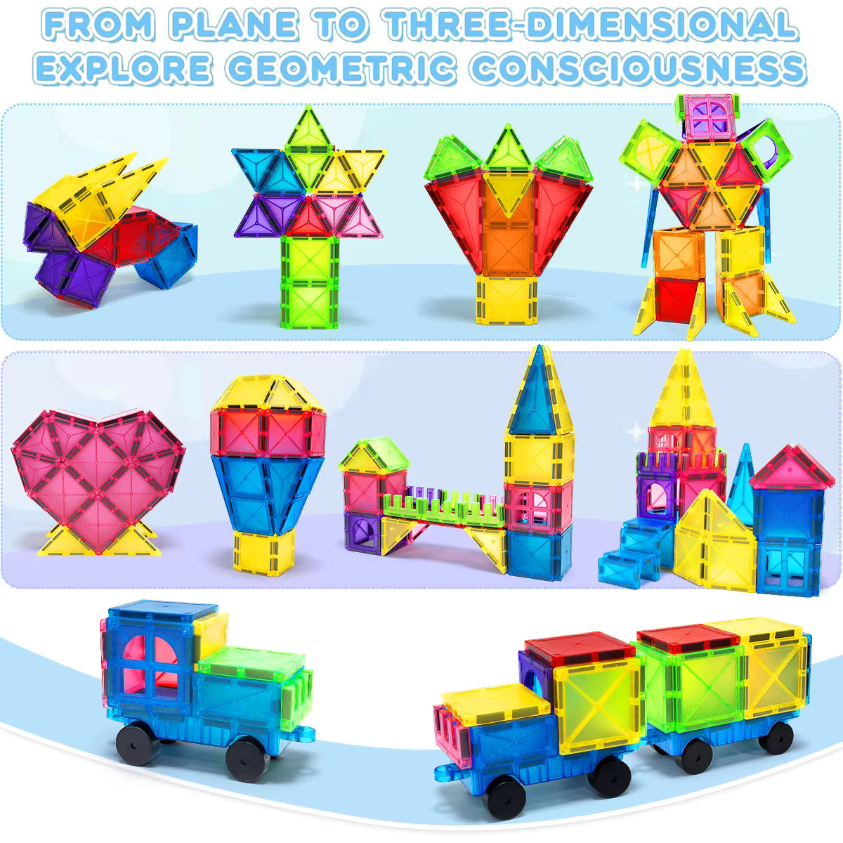 Magnetic Building Blocks Set