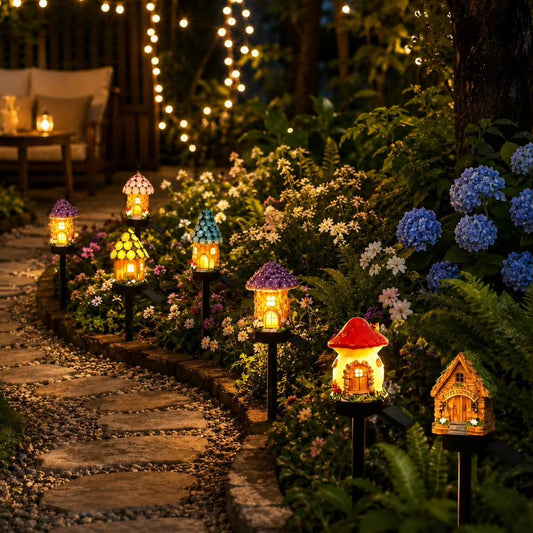 Solar Mushroom Garden Light