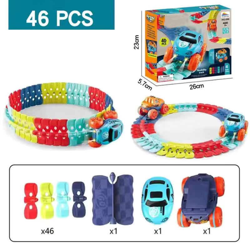 Flexible Track Racing Car Set