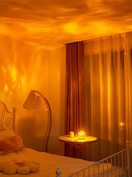 Water Ripple Crystal Night Light